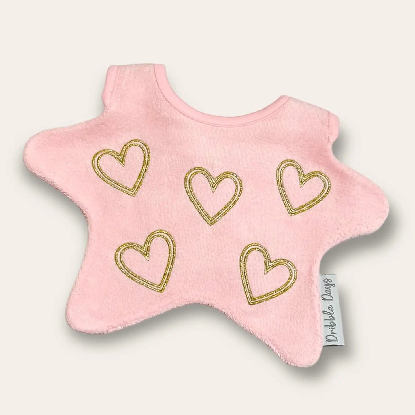 Gold Heart Bib Elegant Men's Formal 