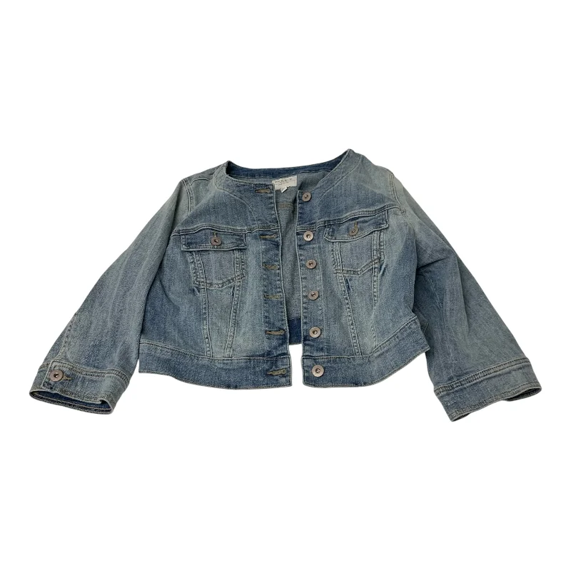 Jacket Denim By Torrid In Blue Denim, Size: 2x Casual Men's Loose