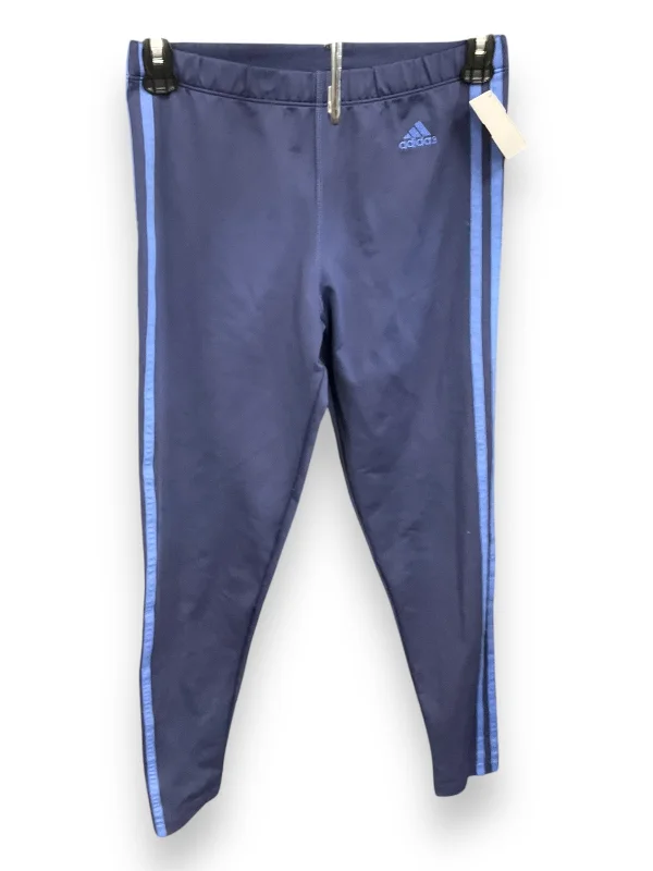 Athletic Leggings By Adidas In Blue, Size: M Refined Men's Velvet