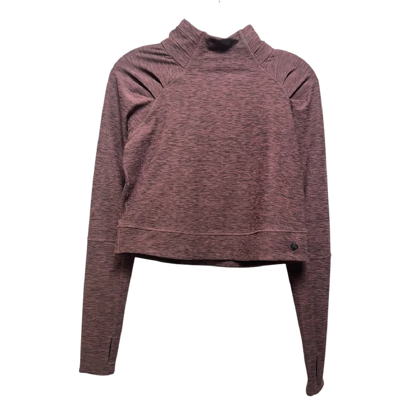 Athletic Top Long Sleeve Collar By Prana In Maroon, Size: Xs Tough Men's Tactical