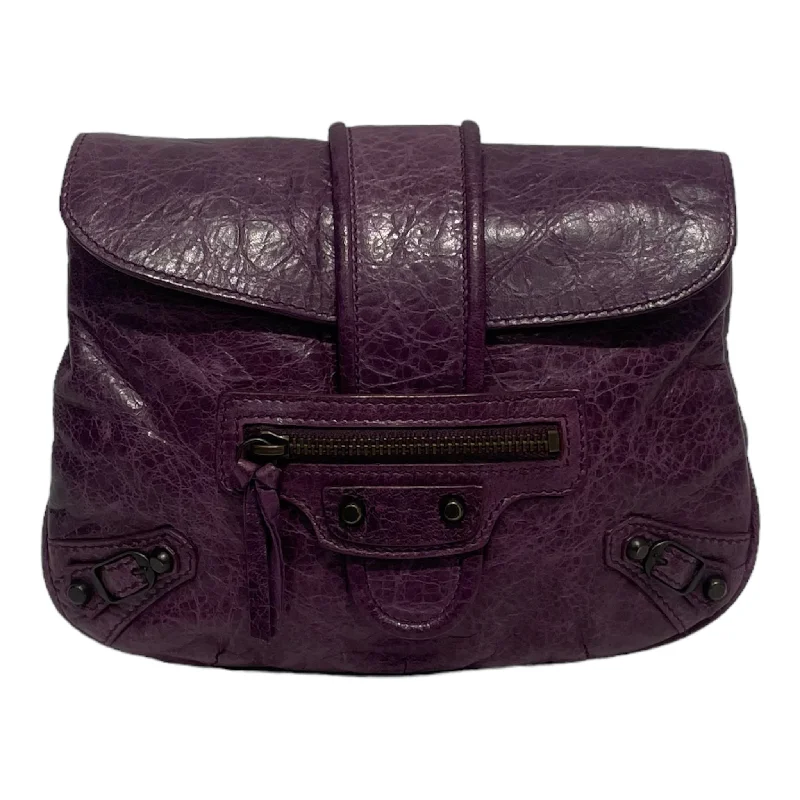 BALENCIAGA/Clutch Bag/Leather/PPL/ Sporty Men's Athleisure 