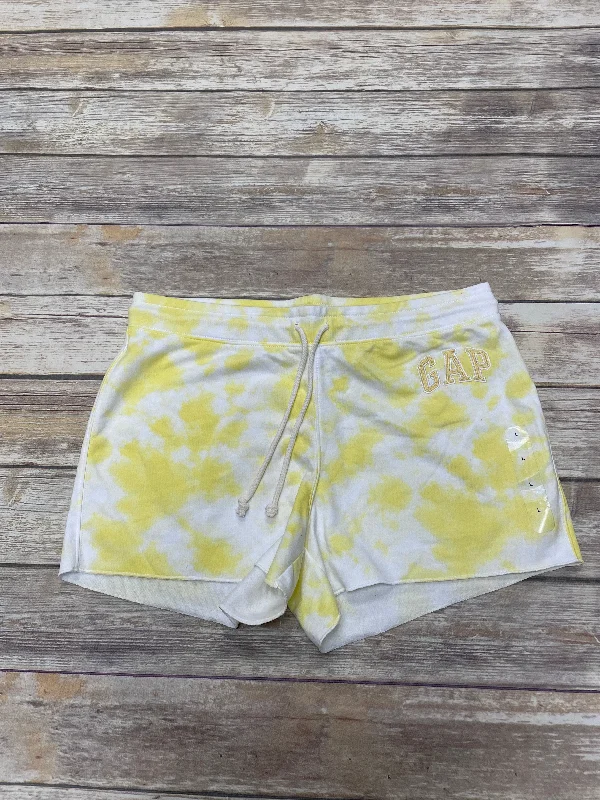 Shorts By Gap In White & Yellow, Size: L Sophisticated Men's 