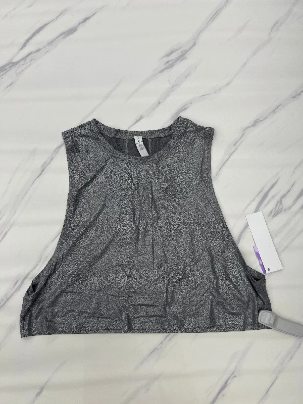 Silver Athletic Tank Top Lululemon, Size 10 Preppy Men's College