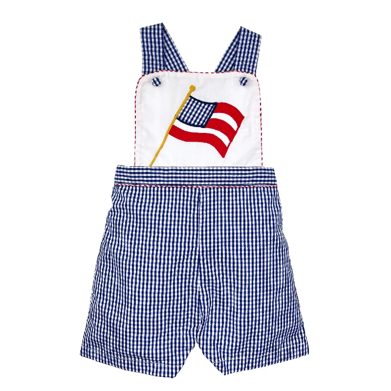 Boys Flag Sunsuit Tough Men's Military