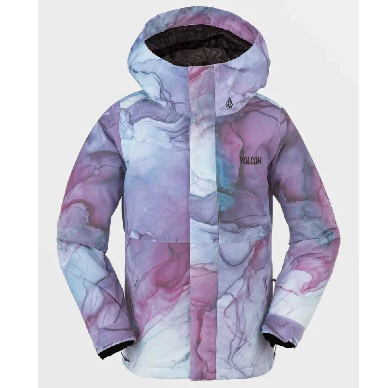 Volcom Kids Sass'N'Frass Insulated Jacket - Glacier Ink Dapper Men's Bow