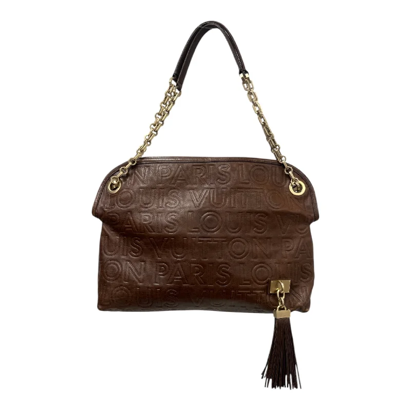 LOUIS VUITTON/Cross Body Bag/M/All Over Print/Leather/BRW/PARIS WHISPER PM BAG Sporty Men's Athleisure 