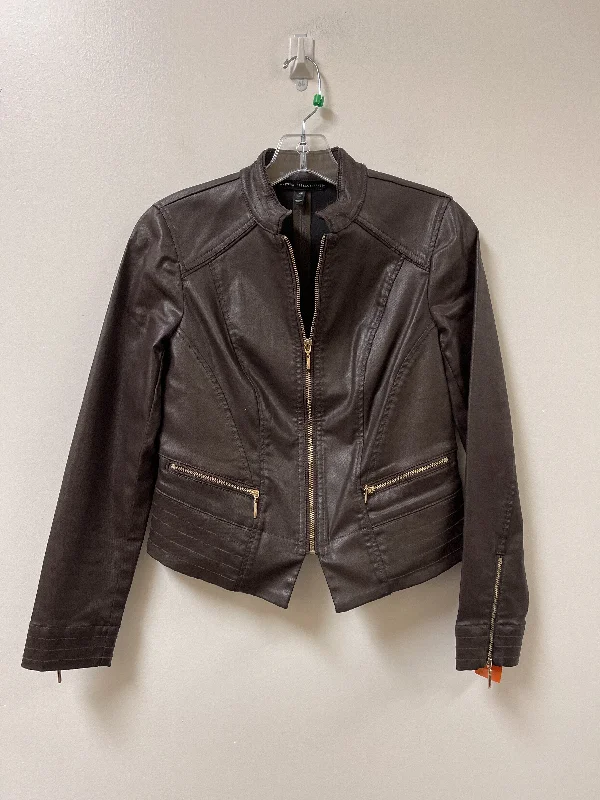 Jacket Moto By White House Black Market  Size: Sp Polished Men's Silk