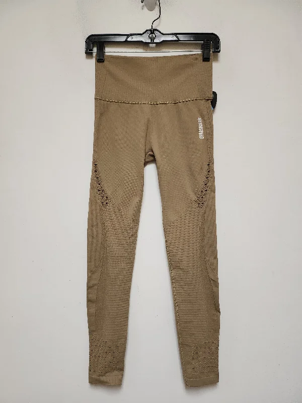 Athletic Leggings By Gym Shark In Gold, Size: S Sophisticated Men's French