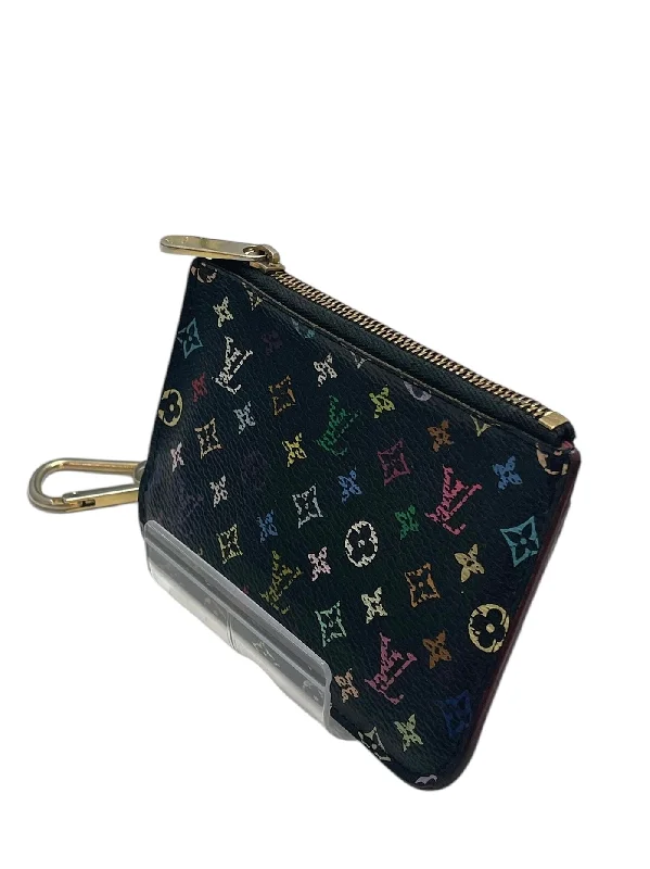 LOUIS VUITTON/Wallet/Monogram/Leather/BLK/rainbow Elegant Men's Formal 