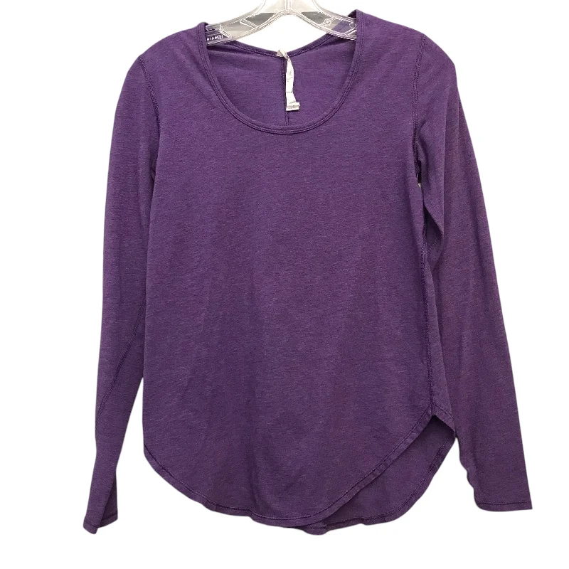 Athletic Top Ls Crewneck By Lululemon In White, Size:Xs Tailored