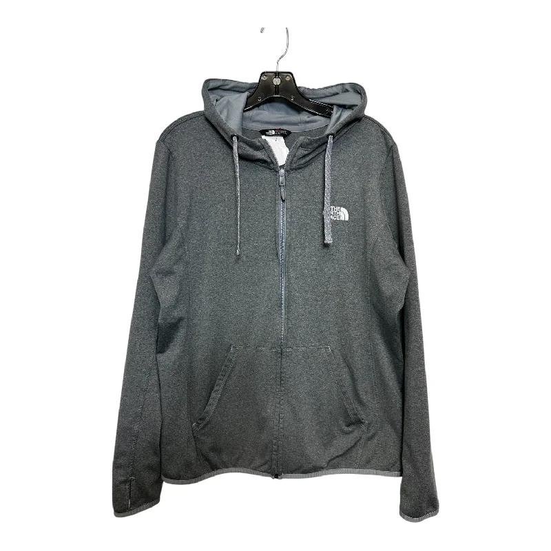Athletic Jacket By The North Face In Grey, Size: Xl Cclassic Men's Tweed