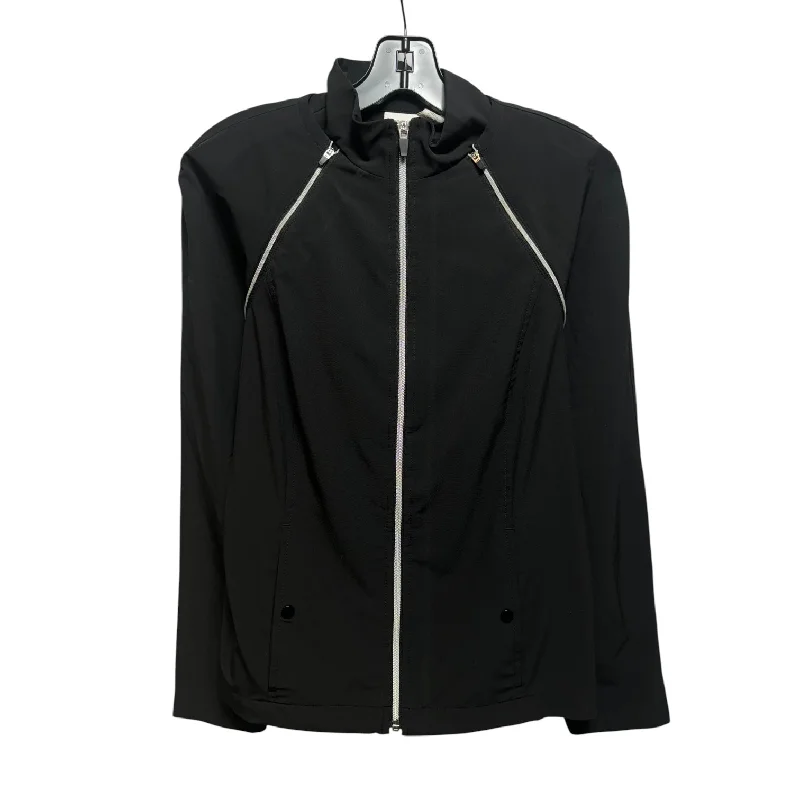 Athletic Jacket By Zenergy By Chicos In Black, Size: 4 Refined Men's Velvet