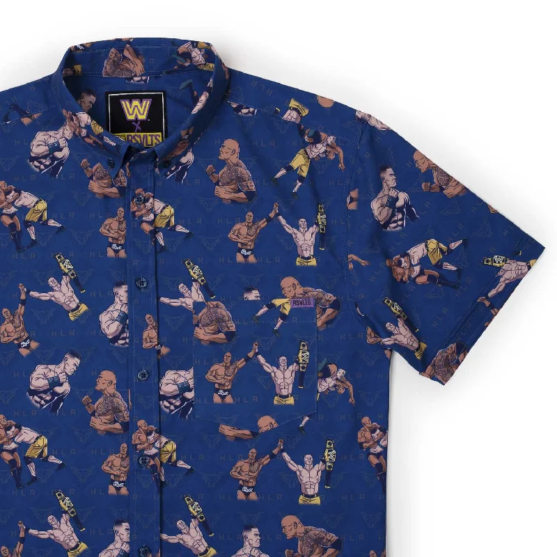 Cena vs The Rock "Changing of the Guard" – KUNUFLEX Short Sleeve Shirt Earthy Men's Hemp