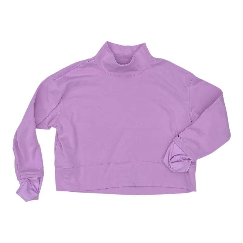 Athletic Top Ls Collar By Tek Gear In Purple, Size:Xxl Casual Men's Short