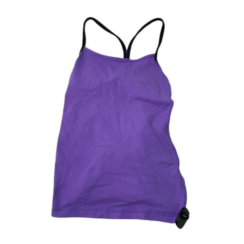 Purple  Athletic Tank Top By Lululemon  Size: S Trendy Men's Scandinavian