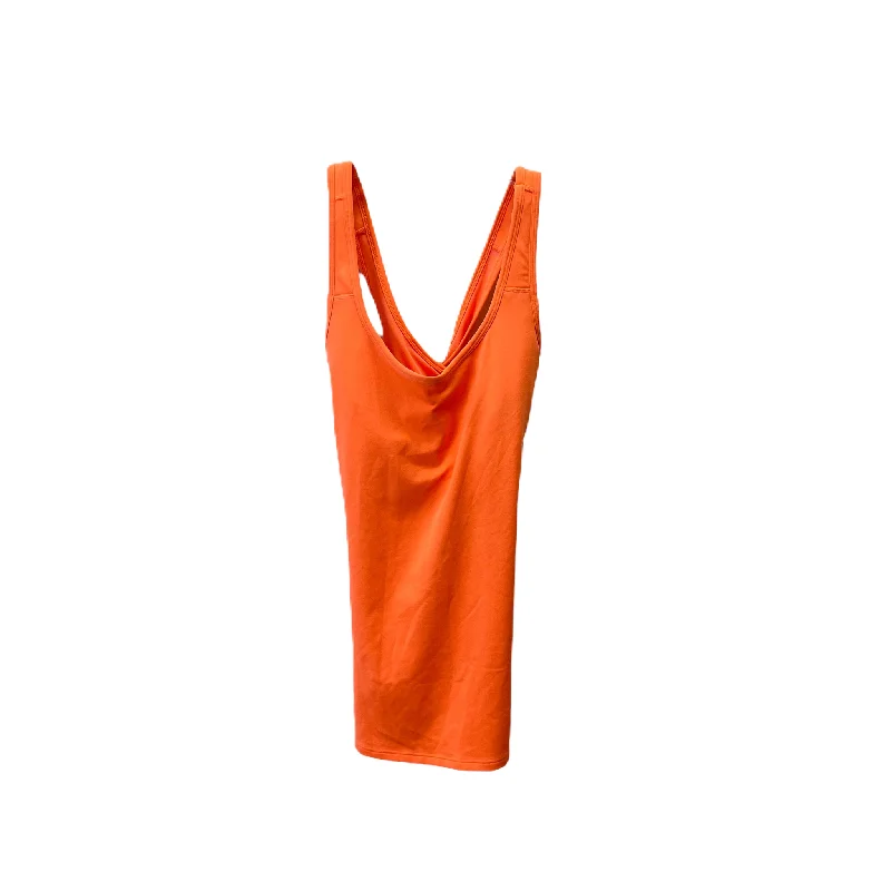 Orange Athletic Tank Top By Athleta, Size: M Hip Men's Retro