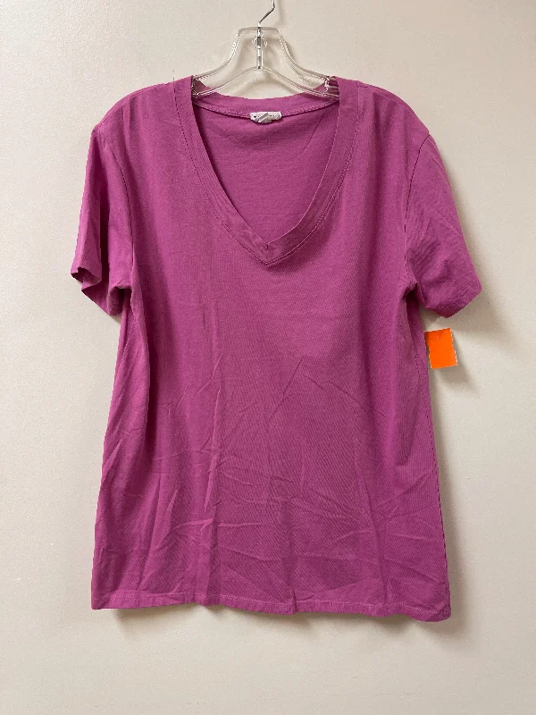 Top Short Sleeve By Clothes Mentor In Pink, Size: 1x Cozy Men's Sherpa
