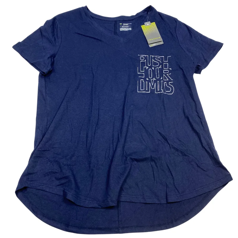 Athletic Top Short Sleeve By Tek Gear In Blue, Size: Xl Traditional Men's Country