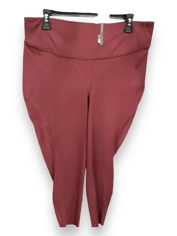 Athletic Leggings By Lululemon In Maroon, Size: 16 Youthful Men's Anime