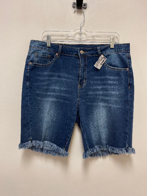 Shorts By Clothes Mentor In Blue Denim, Size: 14 Masculine Men's 