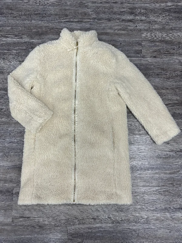 Coat Faux Fur & Sherpa By Gap In Cream, Size: S Practical Men's Quick