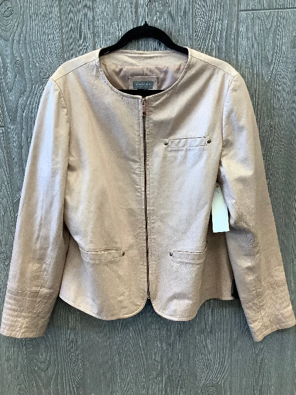 Jacket Designer By Neiman Marcus In Pink, Size: Xl Casual Men's Short