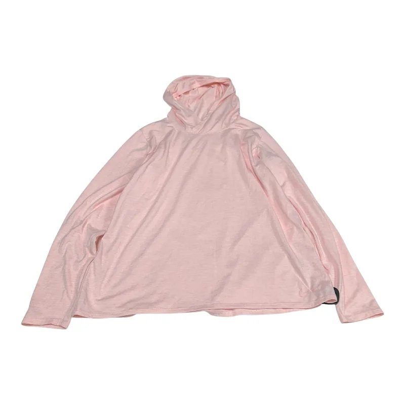 Athletic Top Long Sleeve Hoodie By Nike Apparel In Pink, Size: Xl Modern Men's Tech