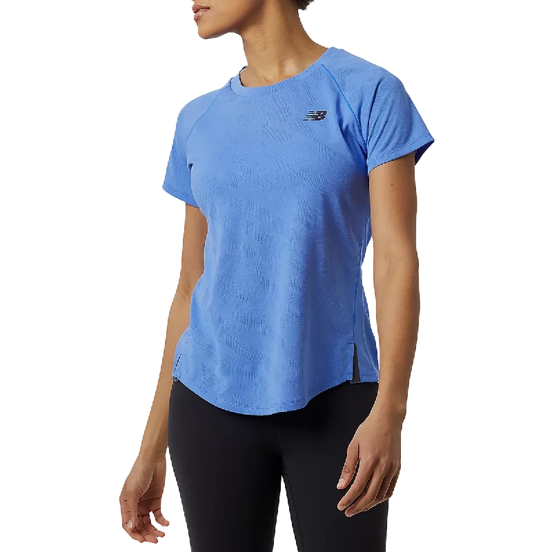 Women's Q Speed Jacquard Short Sleeve Sleek Men's Contemporary 