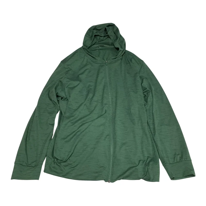 Athletic Jacket By Nike Apparel In Green, Size: Xxl Business